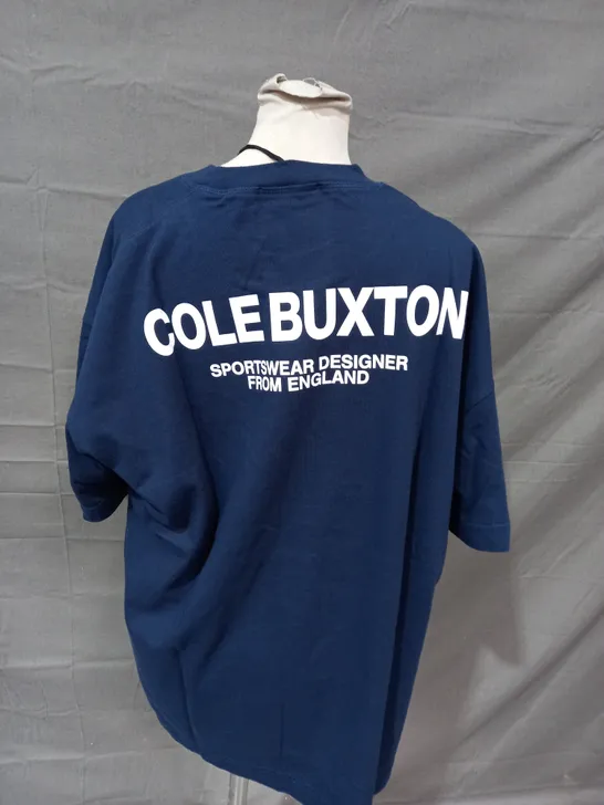 COLE BUXTON CB SPORTSWEAR T-SHIRT IN NAVY - MEDIUM