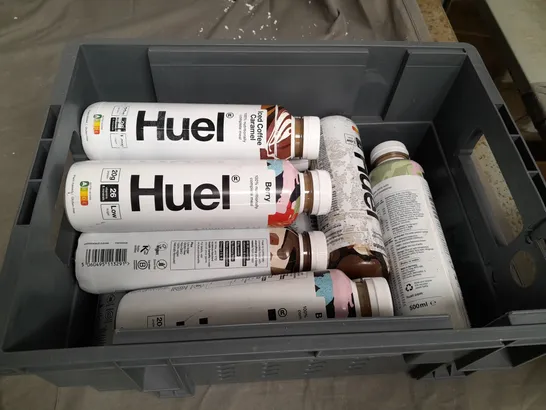 19 ASSORTED FOOD ITEMS TO INCLUDE HUEL FOOD DRINK IN ASSORTED FLAVOURS, MANUKA HONEY (70MGO) AND AYMES ACTAGAIN VANILLA MEAL DRINK - COLLECTION ONLY