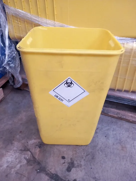 PALLET OF APPROXIMATELY 54 WD-012 BRL SHARPS BINS 