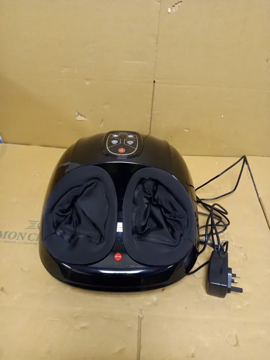 FIT KING SHIATSU FOOT MASSAGER MACHINE WITH HEAT, DEEP KNEADING, AIR COMPRESSION, FEET MASSAGER