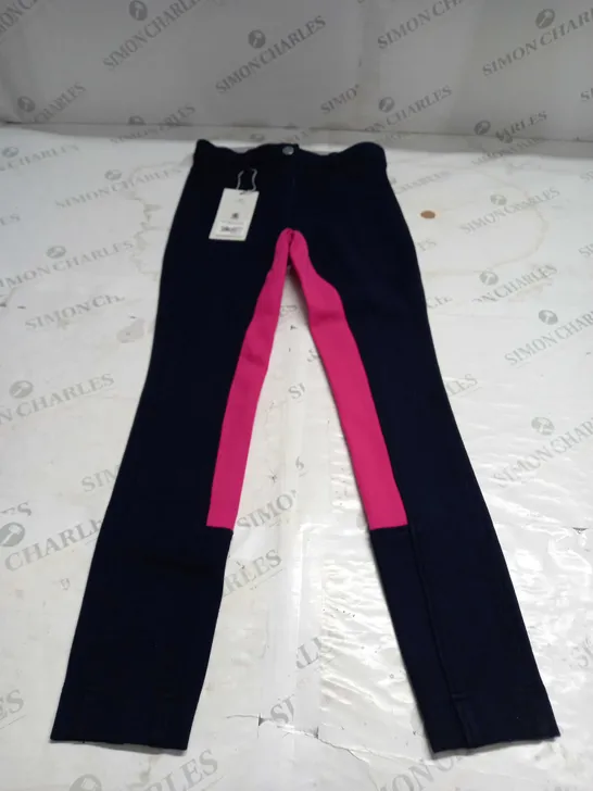 WESSEX TWO TONE HORSE RIDING PANTS SIZE 9/10 YEARS 