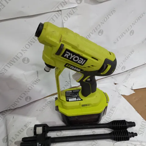 RYOBI 18V ONE+ CORDLESS 18V POWER WASHER 