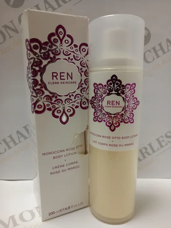 REN CLEAN SKINCARE MOROCCAN ROSE OTTO BODY LOTION 200ML 