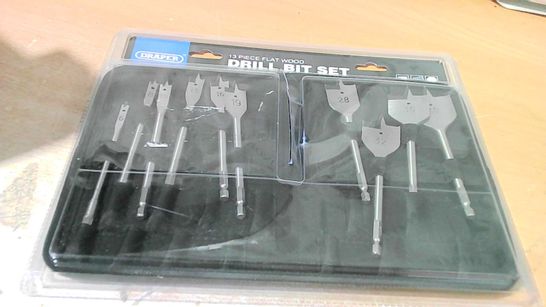 DRAPER 13 PIECE FLAT WOOD DRILL BIT SET