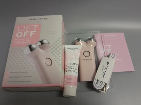 BOXED MAGNITONE LIFT OFF MICROCURRENT FACIAL TONING + LIFTING DEVICE