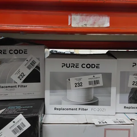 BOXED SET OF 3 PURE CODE MINI PET PURIFIER H13 HEPA FILTER