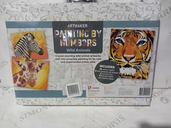 HINKLER ARTMAKER PAINTING BY NUMBERS WILD ANIMALS