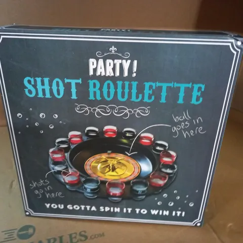 BOXED PARTY SHOT ROULETTE SET