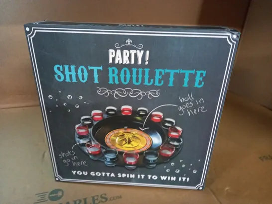 BOXED PARTY SHOT ROULETTE SET