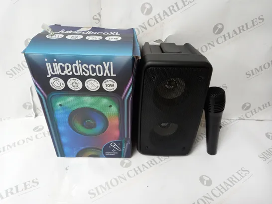 BOXED JUICE DISCO XL WIRELESS SPEAKER WITH MICROPHONE