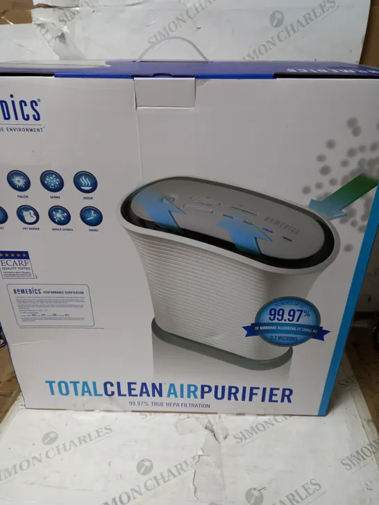 BOXED HOMEDICS TOTAL CLEAN AIR PURIFIER