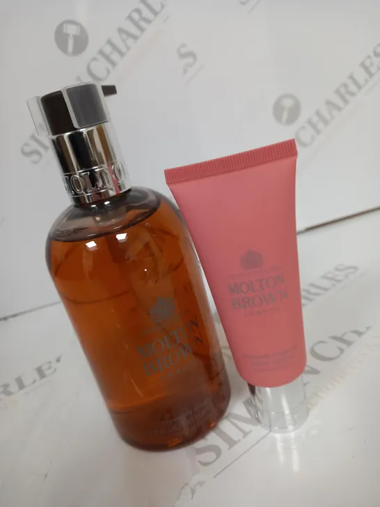 MOLTON BROWN HEAVENLY GINGERLILY FINE LIQUID HANDWASH 300ML & HANDCREAM 