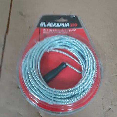 BLACKSPUR 7M X 5MM FLEXIBLE DRAIN AND WASTE PIPE UNBLOCKER