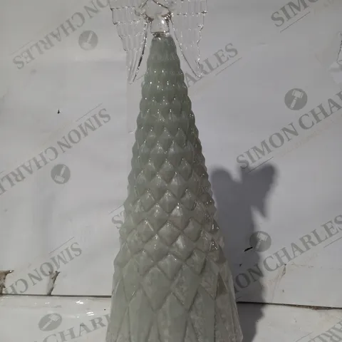 PEARLISE DECORATIVE TREE WITH CRYSTAL ANGEL