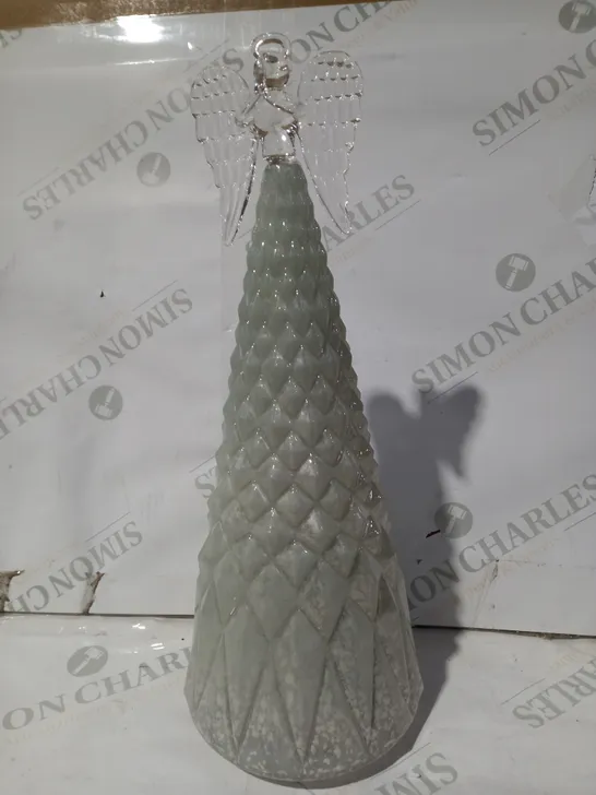 PEARLISE DECORATIVE TREE WITH CRYSTAL ANGEL