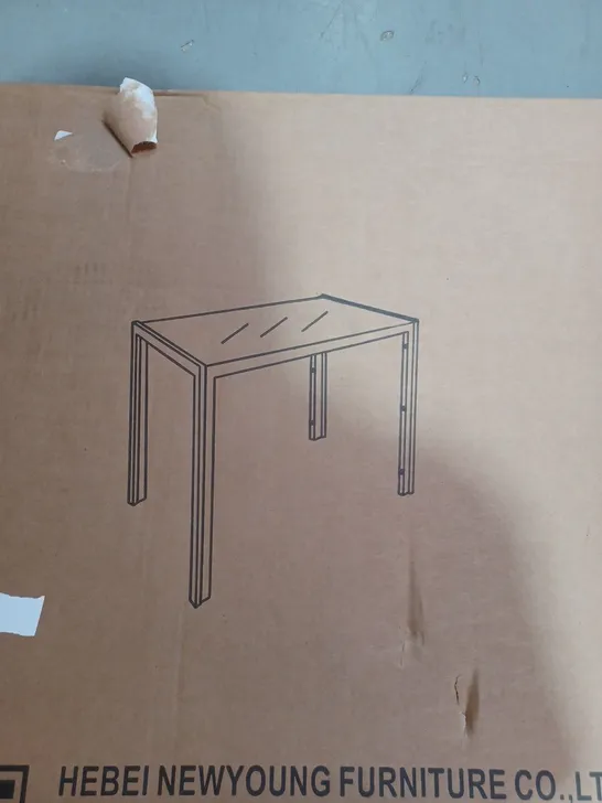 BOXED DINING TABLE - COLLECTION ONLY