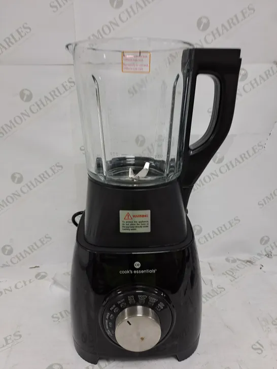 BOXED COOK'S ESSENTIALS 1.75L SOUP MAKER & BLENDER BLACK