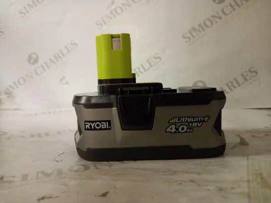 RYOBI RB18L40 18V ONE+ LITHIUM+ 4.0AH BATTERY