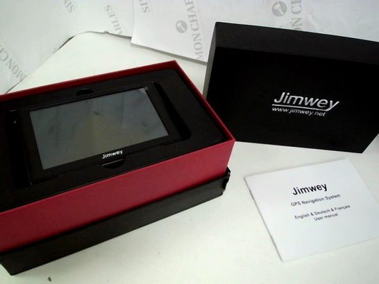 BOXED JIMWAY GPS SAT NAV SYSTEM