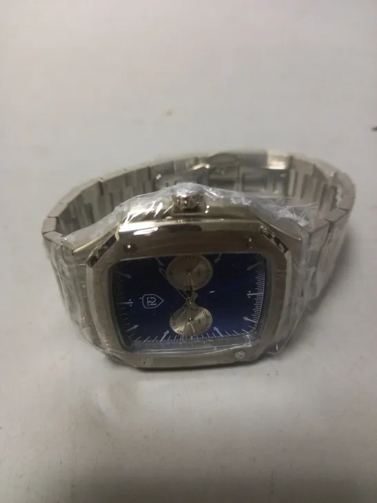 RAYMOND GAUDIN WATCH MULTI FUNCTION BLUE DIAL STAINLESS STEEL CASE & STRAP