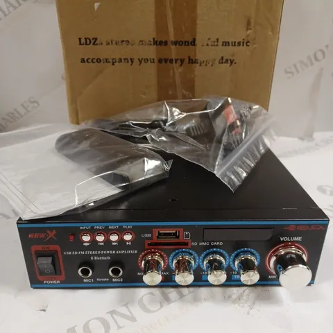 BOXED LDZS HI-FI- STEREO DUAL CHANNEL AMPLIFIER 