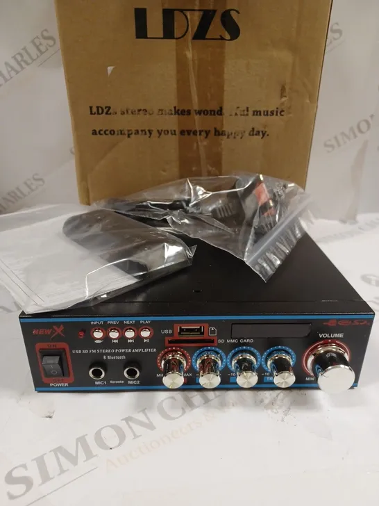 BOXED LDZS HI-FI- STEREO DUAL CHANNEL AMPLIFIER 