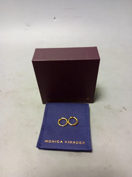 MONICA VINADER SIREN MINI HUGGIE EARRINGS