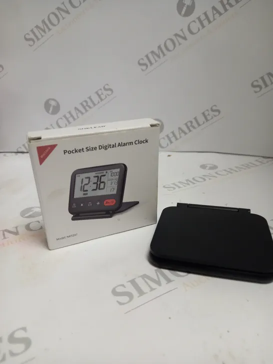 BOXED NOKLEAD NK5247 POCKET SIZE DIGITAL ALARM CLOCK 