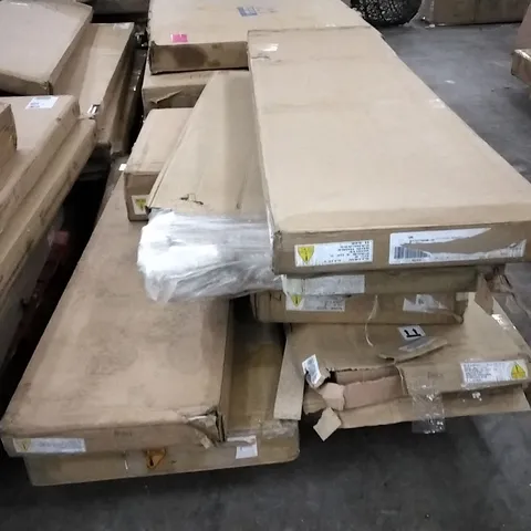 PALLET OF ASSORTED FLATPACK BOXED FURNITURE PARTS