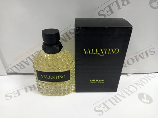 BOXED VALENTINO BORN IN ROMA UOMO YELLOW DREAM EAU DE TOILETTE FOR HIM 100ML