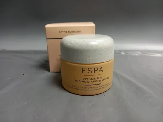 BOXED ESPA OPTIMAL SKIN PRO-MOISTURISER SPF30 55ML 