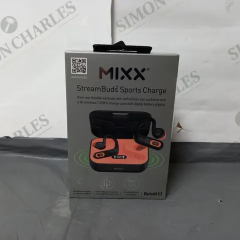 10 BRAND NEW BOXED MIXX STREAMBUDS SPORTS CHARGE EARBUDS