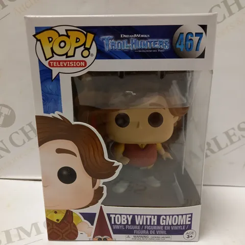 FUNKO POP! FIGURE TROLLHUNTERS - TOBY WITH GNOME