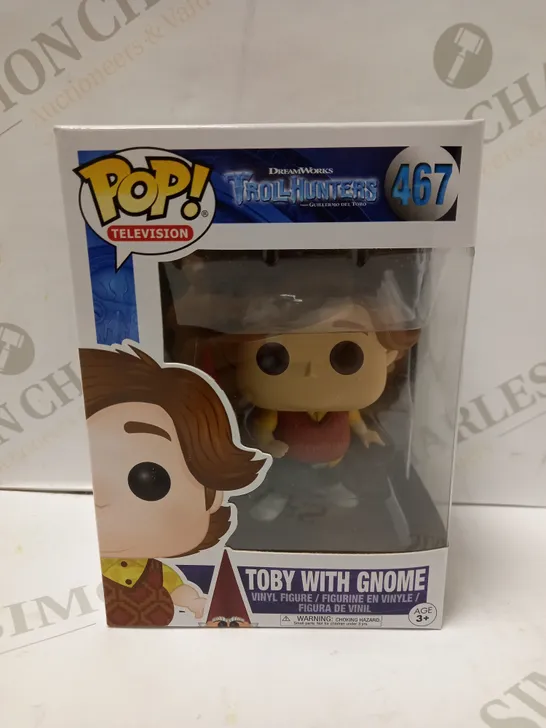 FUNKO POP! FIGURE TROLLHUNTERS - TOBY WITH GNOME