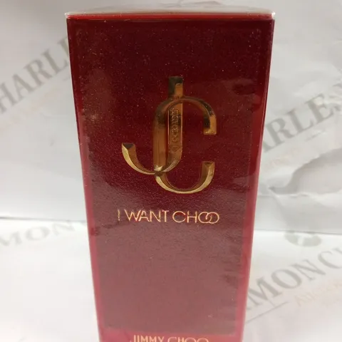 BOXED AND SEALED I WANT CHOO JIMMY CHOO EAU DE PARFUM 40ML