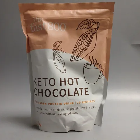 SEALED THE FAST 800 KETO HOT CHOCOLATE COLLAGEN PROTEIN DRINK - 400G