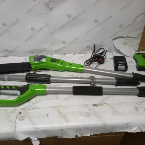 GREENWORKS 24V BATTERY POWERED POLE SAW