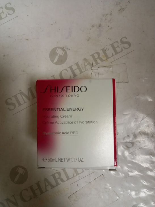 BOXED SHISEIDO - GINZA TOKYO - ESSENTIAL ENERGY HYDRATING CREAM - HYALURONIC ACID RED - 50 ML