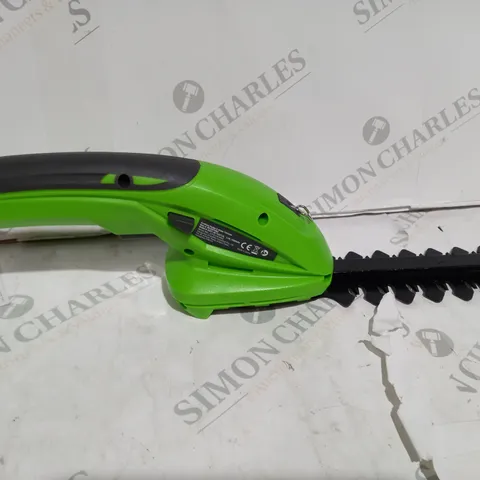 BOXED 7.2V CORDLESS 2 IN 1 SHEAR AND HEDGE TRIMMER