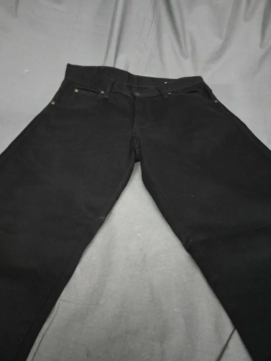 WRANGLER BLACK JEANS - SIZE UNSPECIFIED