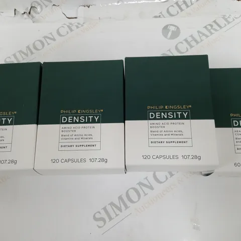 LOT OF 4 PHILIP KINGSLEY DENSITY DIETRY SUPPLEMENTS