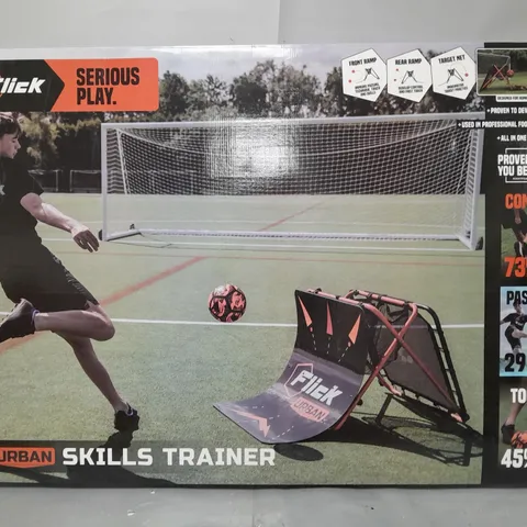 FOOTBALL FLICK URBAN SKILLS TRAINING REBOUNDER AND NET - COLLECTION ONLY
