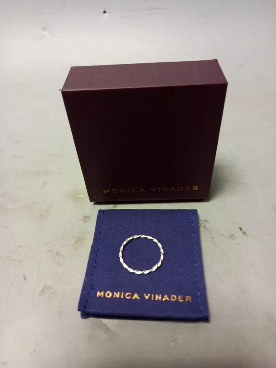 MONICA VINADER CORDA SKINNY RING