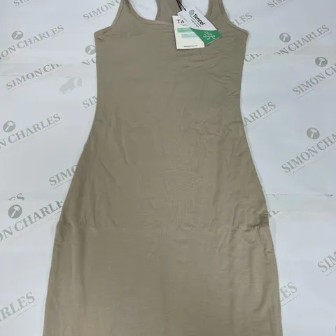 T/ALA 365 RACERBACK BODYCON MAXI DRESS IN SAND SIZE SMALL