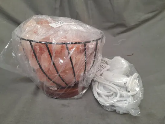 HIMALAYAN ROCK SALT FIRE EFFECT BASKET RRP £52