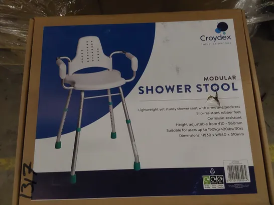 BOXED CROYDEX MODULAR SHOWER STOOL