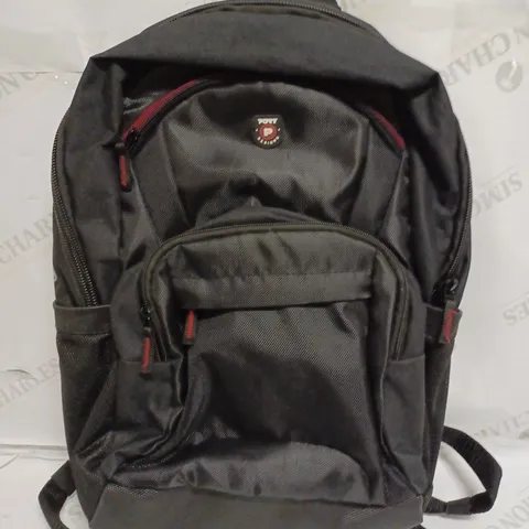 PORT DESIGNS BACKPACK - BLACK/RED