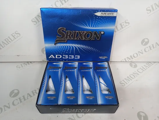 SRIXON AD333 PURE WHITE GOLF BALLS