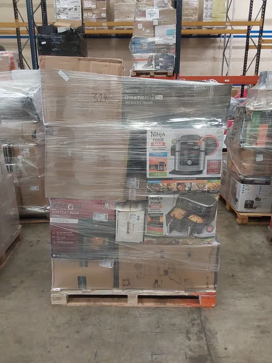 PALLET OF APPROXIMATELY 27 UNPROCESSED RAW RETURN HOUSEHOLD AND ELECTRICAL GOODS TO INCLUDE;