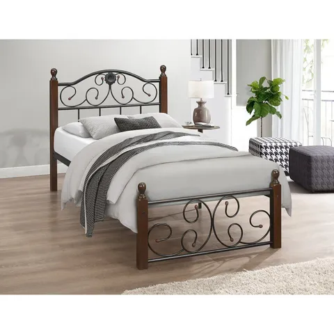  BOXED BERLINVILLE SINGLE BED FRAME 